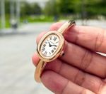 Cartier Baignoire 24.6*18.7mm Quartz Movement Sapphire Crystal Glass Watch